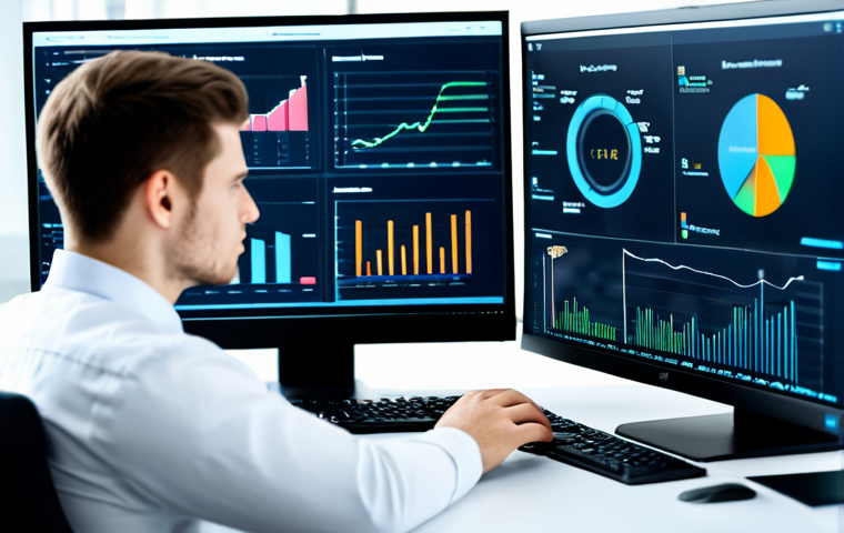 클라우드 보안 전문가로 커리어 전환하기 - Cloud Security Analyst at Work**

"A young professional, fully clothed in business casual attire, wo...