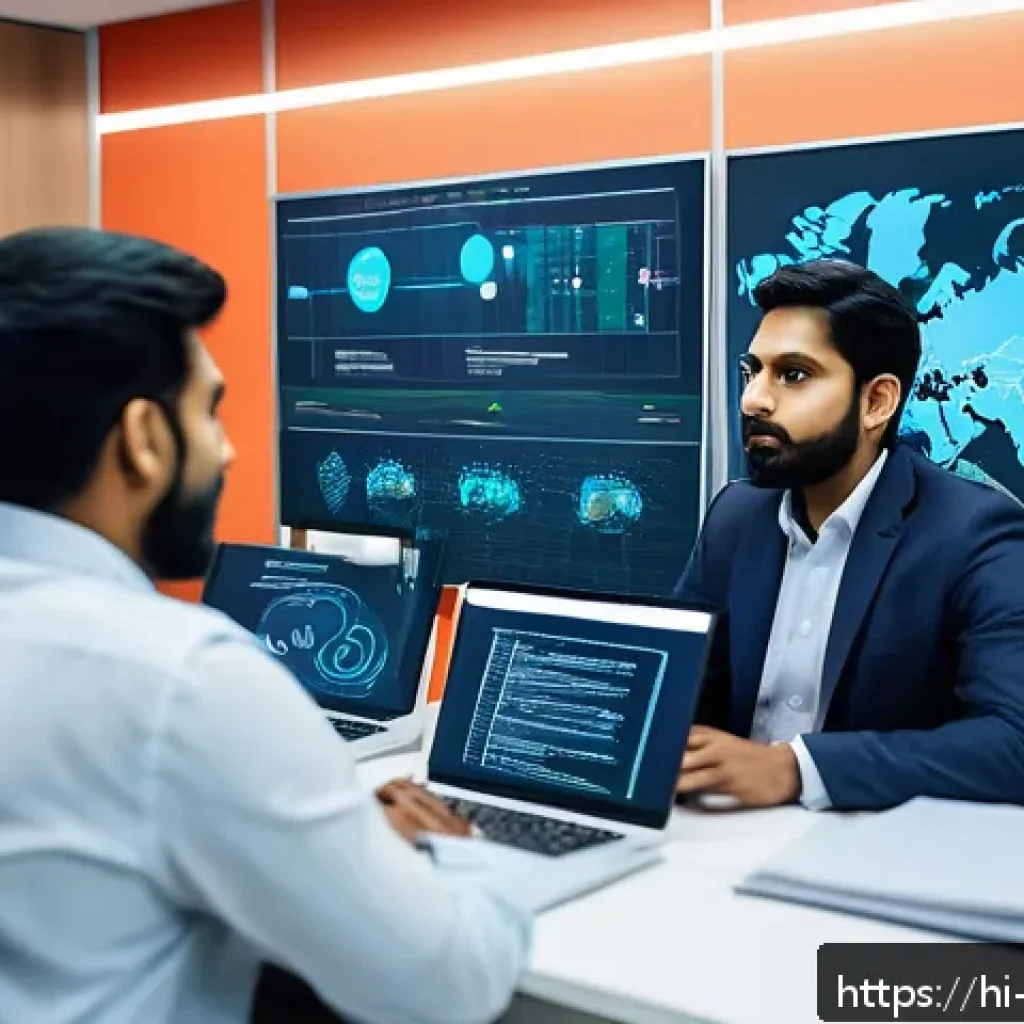 보안 교육 콘텐츠 제작 아이디어 - A vibrant and detailed scene of a diverse Indian office team engaged in a cyber security simulation ...